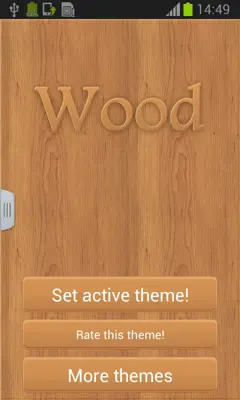 Wood Keyboard Go Theme android App screenshot 5